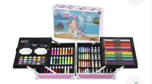 Set de Arte Infantil 145 Piezas Valija Metálica