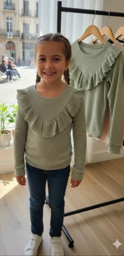 Sweters de Lanilla con Volados