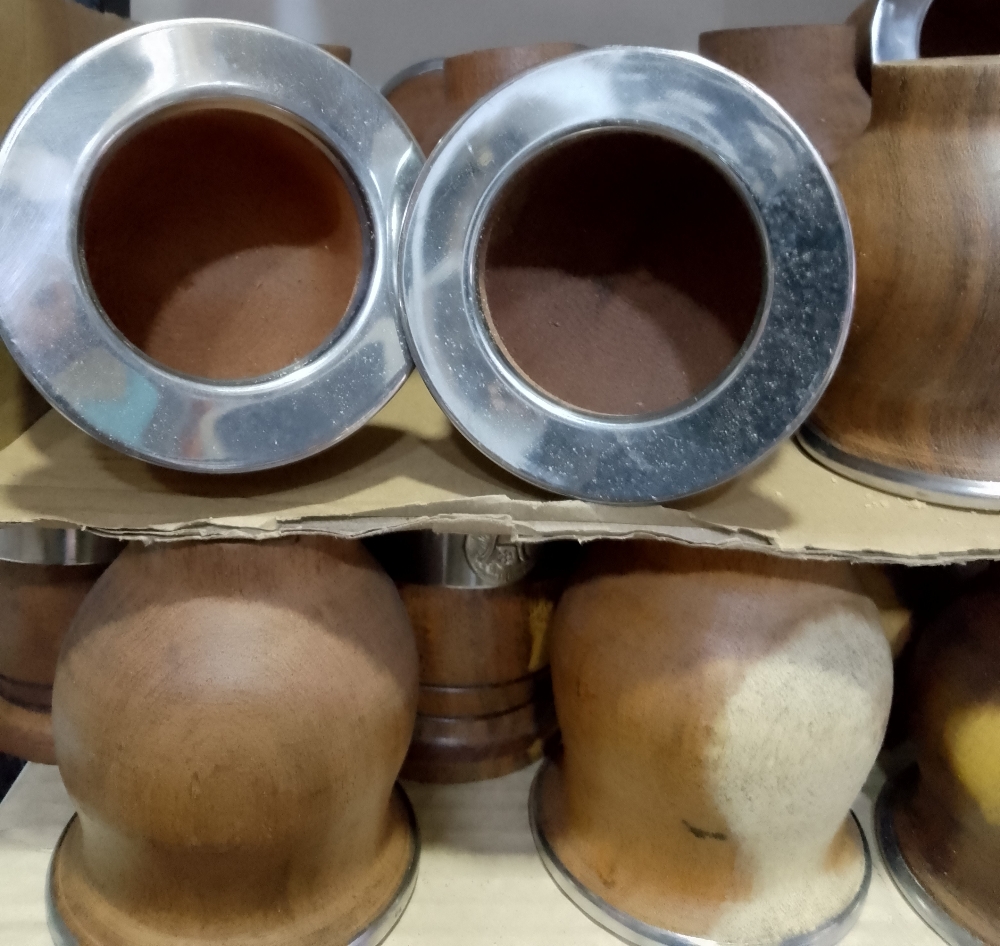 Mate Bocón de Acero y Algarrobo - Imagen 2