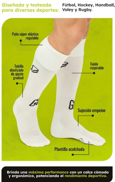 Medias de Futbol 3/4 Niño y Juvenil
