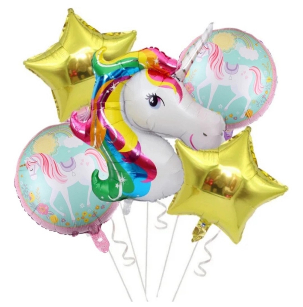 Set Globos Kitty & Unicornio - Imagen 4