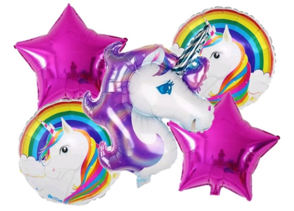 Set Globos Kitty & Unicornio - Imagen 5