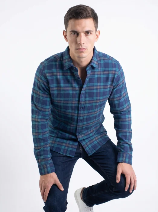 Camisa Viyela Cuadrille - Art 040