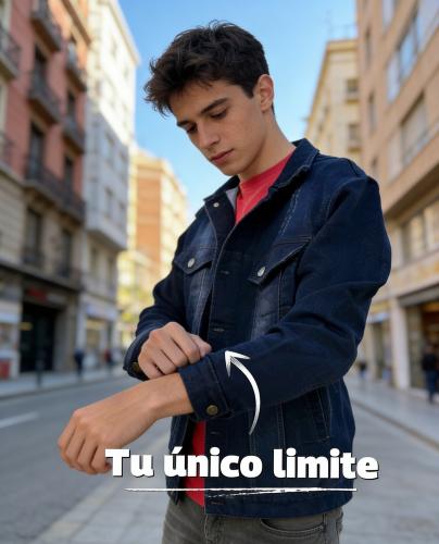 Campera de Jeans Rigida - Miniatura 4