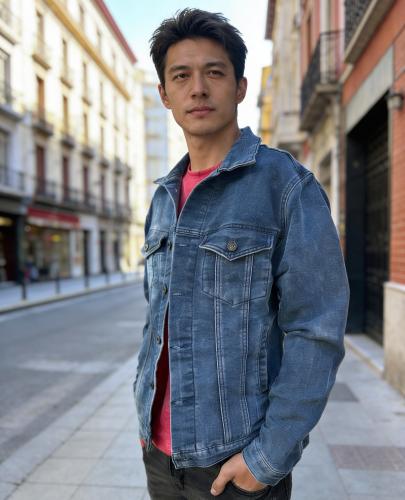 Campera de Jeans Rigida - Miniatura 5