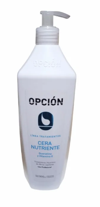 Cera Nutriente Opción con Queratina y Vitamina e X 900ml