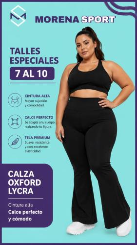 Caoza Oxford Lycra Talle Especial