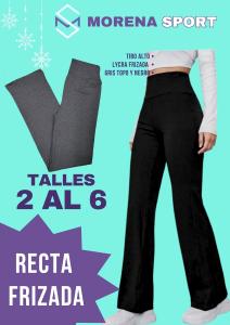 Calza Recta Frizada Térmica