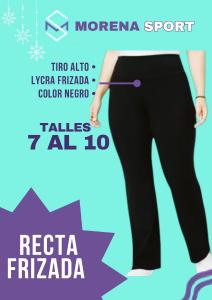 Calza Recta Lycra Frizada Térmica Talle Especial - Miniatura 2