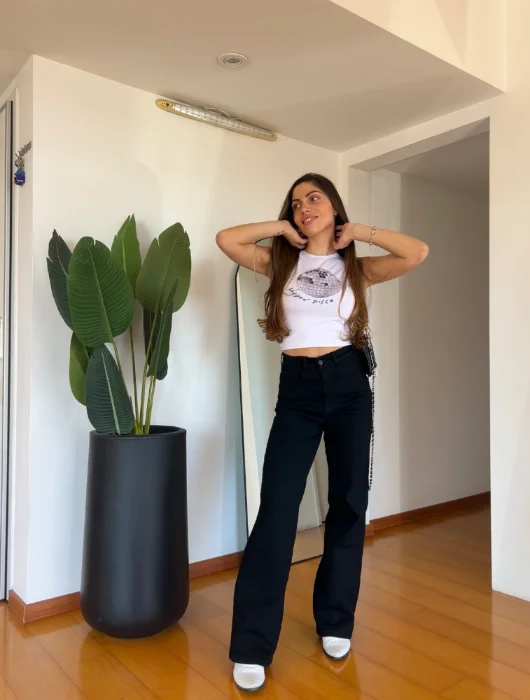 Wide Leg Negro Broky