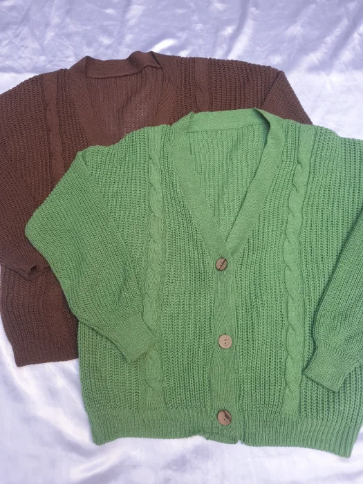 Cardigan Tejido