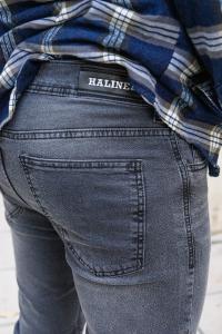 Pantalon Semi Chupin Gris - Miniatura 4