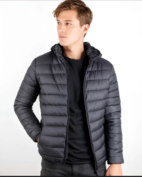 Campera Hombre C/piel