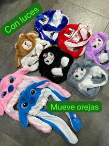 Gorros Mueve Orejas con Luces