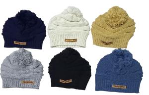 Gorros Tejidos de Lana de Bebé