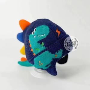 Gorros Dino de Lana Importados de Niños Forrados con Plush - Miniatura 7