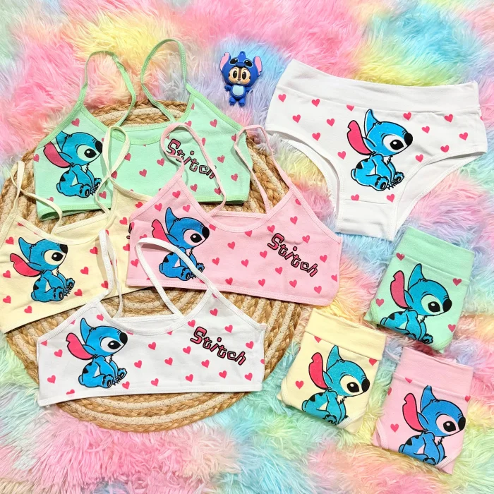 Conjuntos Stitch de Nena -lenceria Micatu