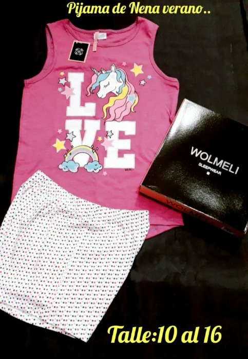 Pijama de Nena..unicornio