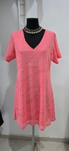 Vestido M/corta "v" - Tull Glitter - Miniatura 2