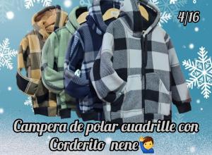 Campera Polar Cuadrille con Corderito - Miniatura 2