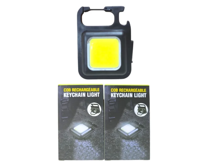 Linterna Mini Llavero Cob Potente Recargable (av24562)
