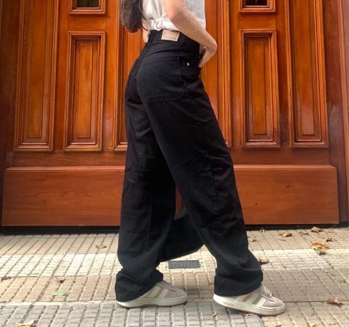Jean Baggy Black (tiro Alto) - Miniatura 2