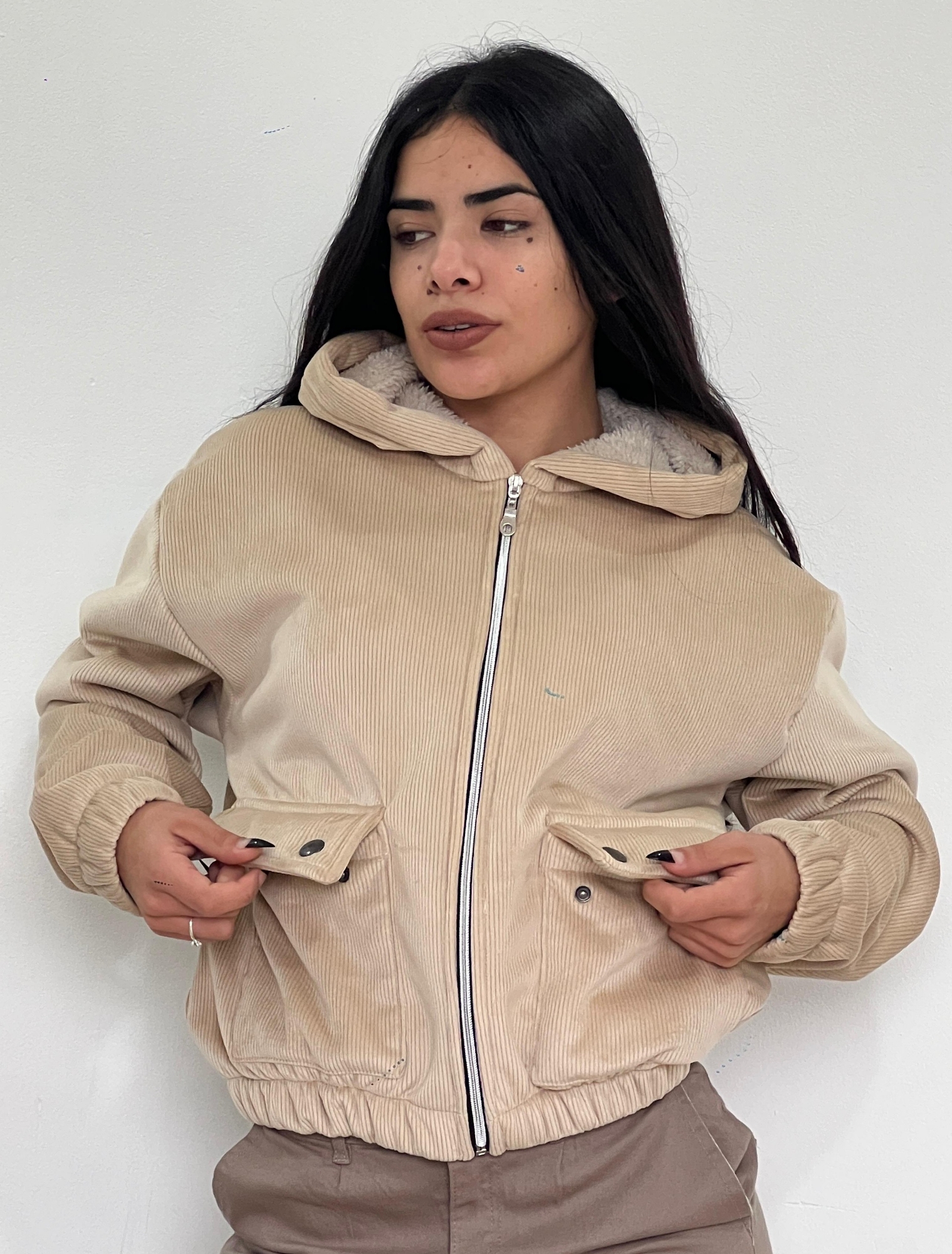 Campera Corderoy  con  Corderito - Imagen 2