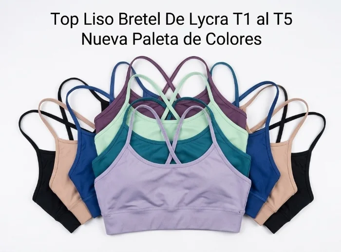 Top Liso  Bretel de Laycra