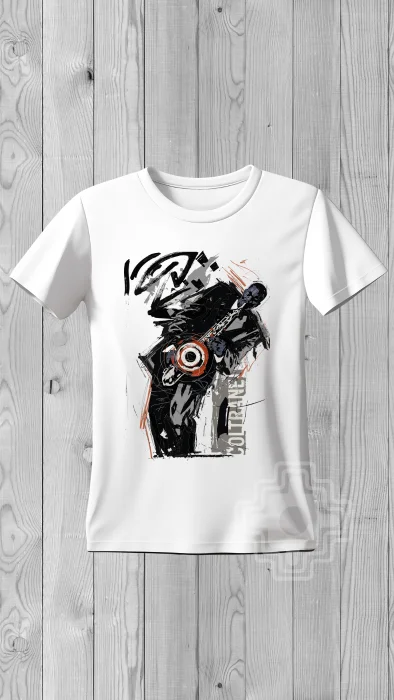Remera de Algodón Peinado con Dtf-jazz- Miles Davis - Coltrane
