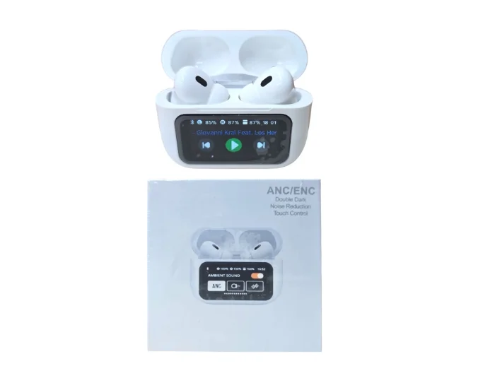 Auricular Bluetooth A9 Pro Tactil con Pantalla Anc/enc (a9-1)