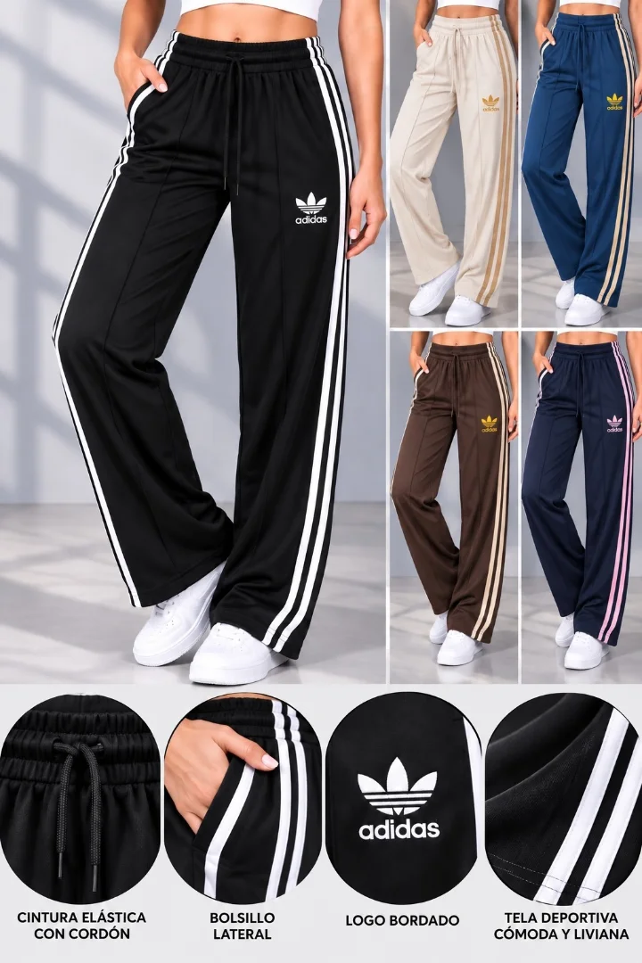 Pantalones Palzo Laycra sin Frisa de Dama - Imagen 3