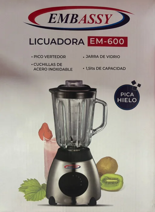 Licuadora Embassy Vidrio
