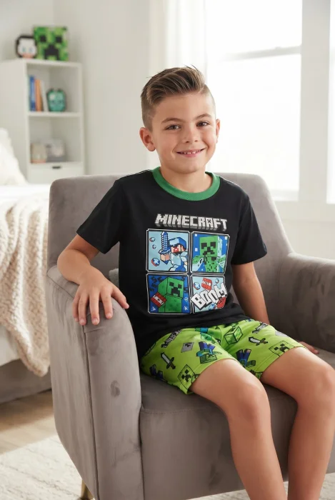 Pijama Minecraft con Brillo