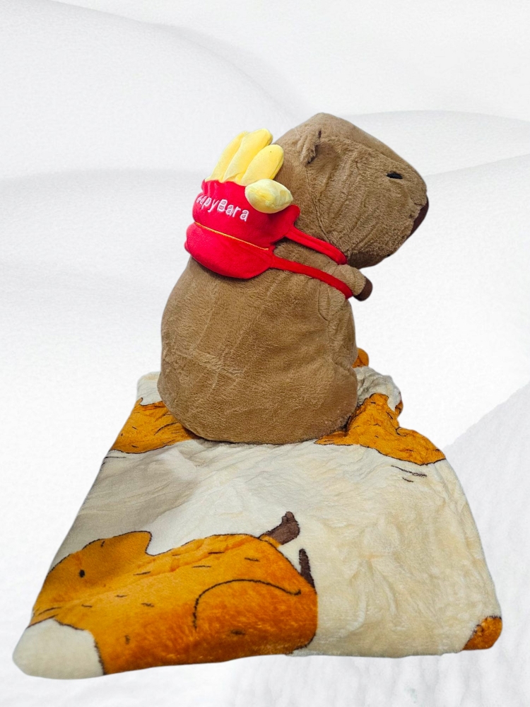 Capibara con Manta Estampada - Imagen 3