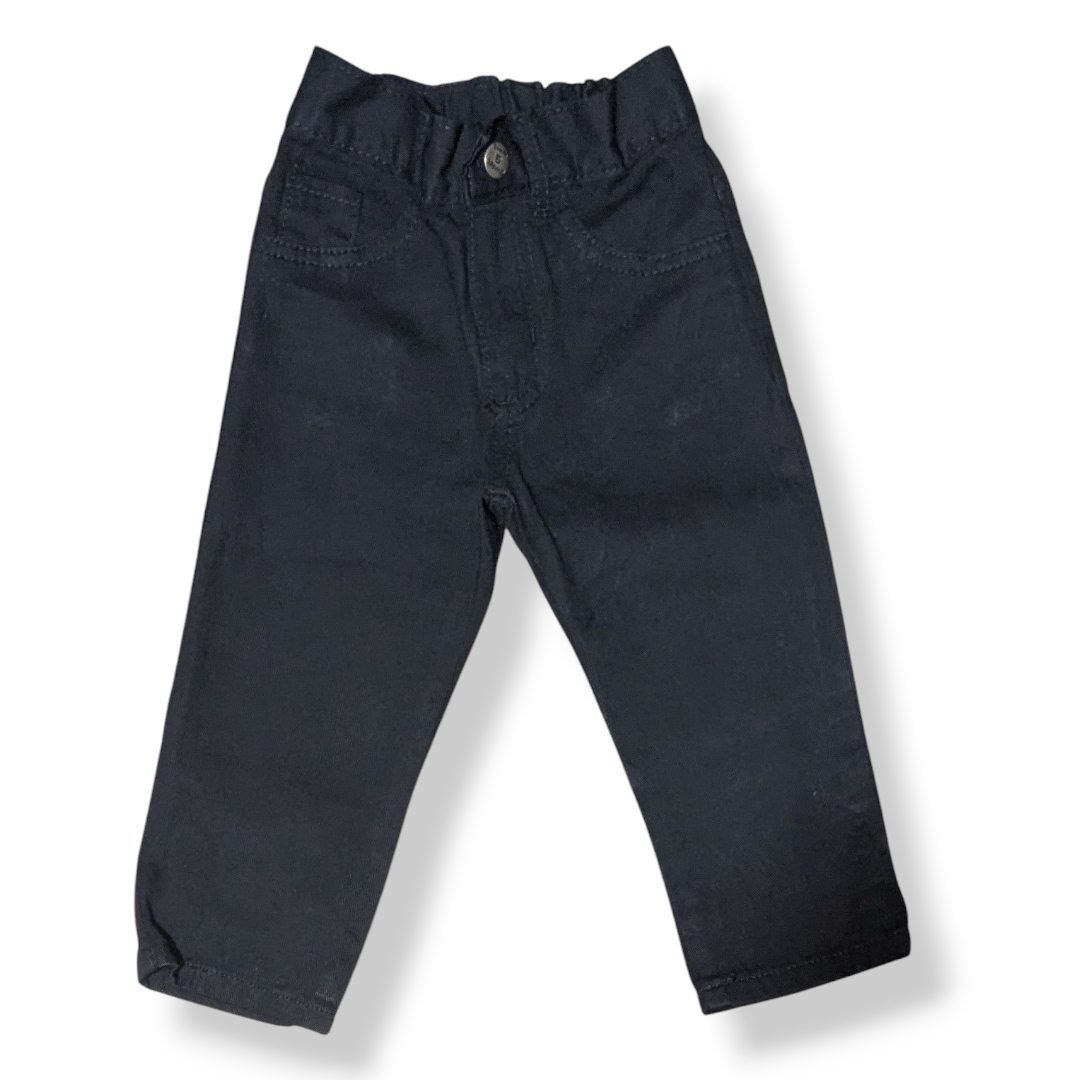 Art 3955 Pantalon Bb Unisex Gabardina Rigida Recto Ancho - 3955%20negro.jpg