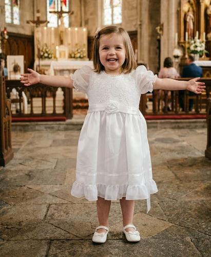 Vestido para 2 y 3 Años  Princesa  Blanco