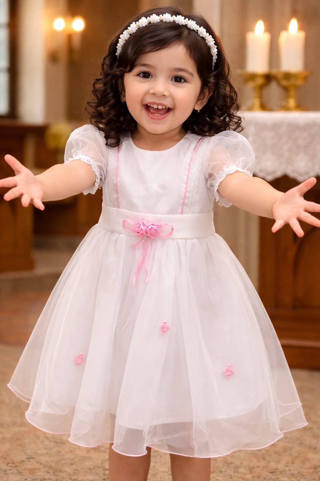 Vestido para 2 y 3 Años  Princesa  Blanco - Imagen 3