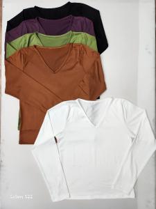Remera Cuello V Modal Soft