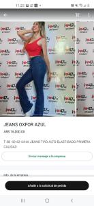 Jeans Oxford Negro Localisado - Miniatura 2