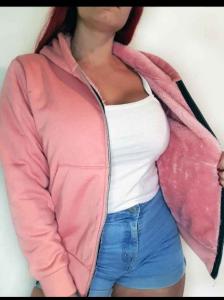 Campera Jersey con Piel - Miniatura 2