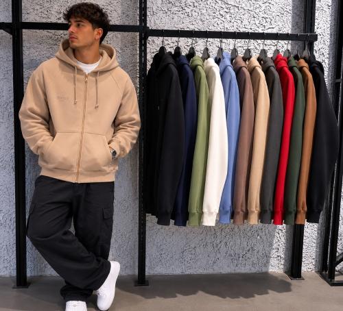 Campera Friza Hombre