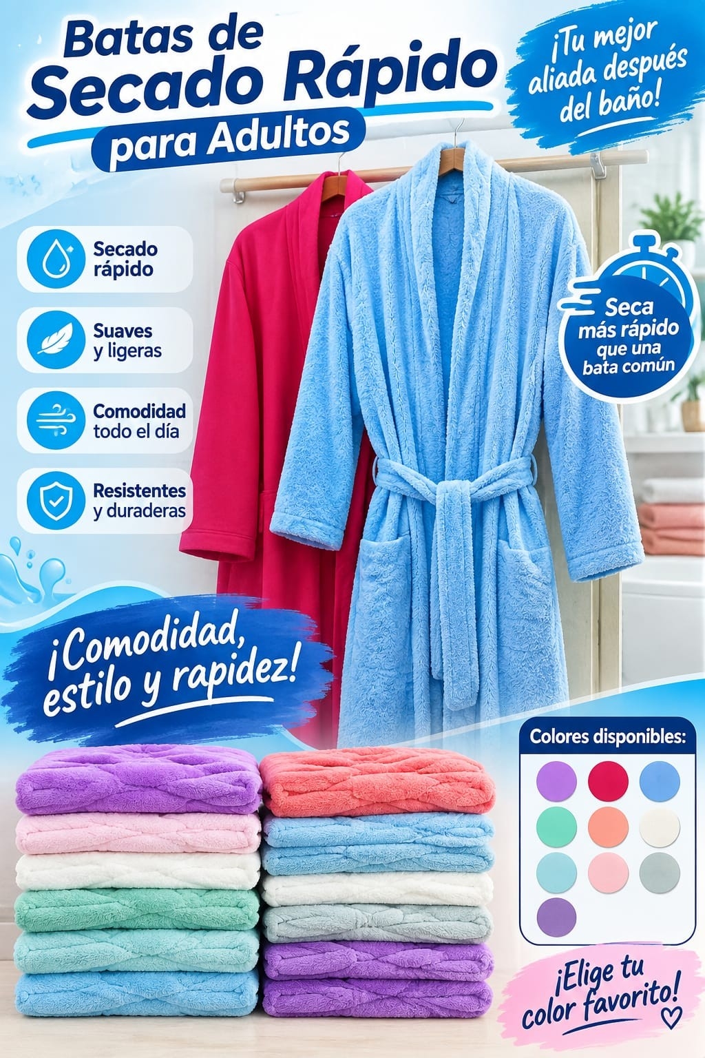 Batas de Secado Rapido - Imagen 4
