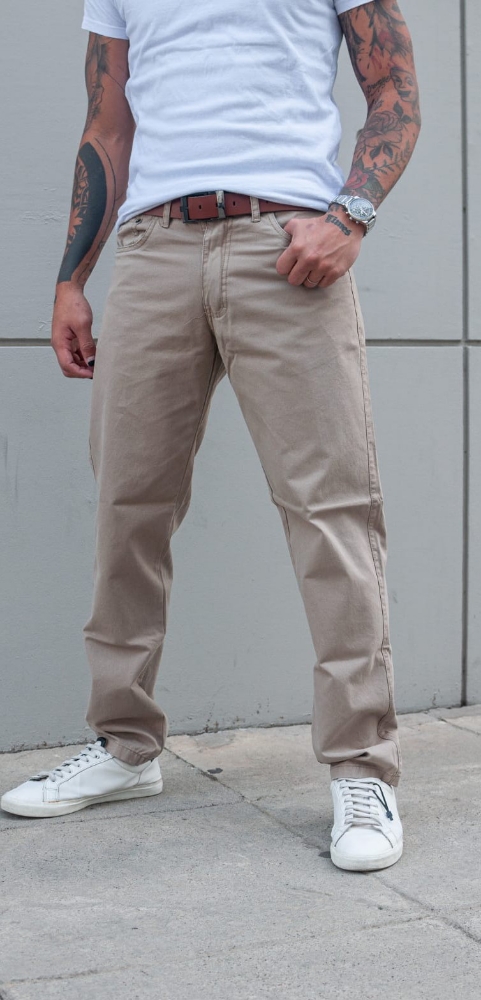 Pantalón Corte Jeans de Gabardina - Imagen 2