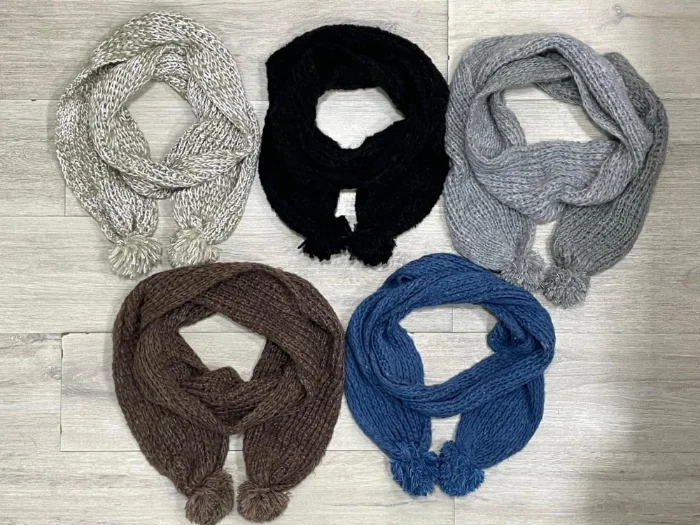 Liquidación Pack de Bufandas con Pompon