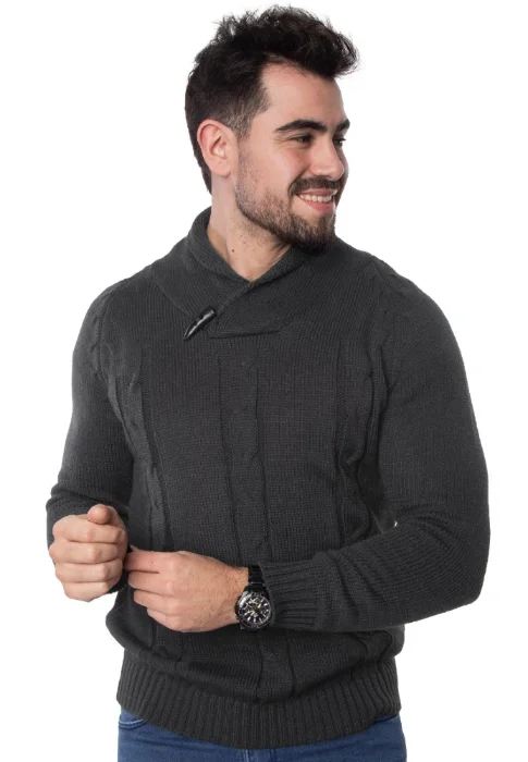 Sueter Cuello Smoking con Boton