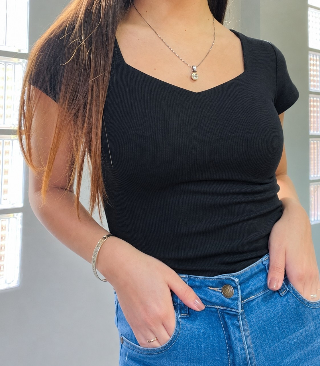 Remera Espejo  X Talles - Micromorley Viscosa - Imagen 6