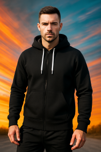 Campera Canguro Frisa Invisible Unisex - Miniatura 2