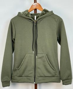 Campera Friza con Piel