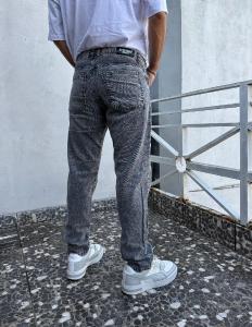 Pantalon Mom Rigido Gris Nevado - Miniatura 3
