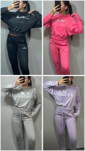 Conjunto Nike Buzo + Jogger Babuchagofrado Frisa (lila) - Miniatura 6